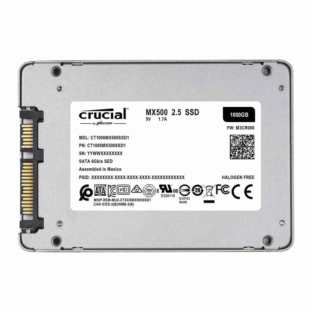 (image for) Crucial MX500 1TB 2.5" SATA SSD/Solid State Drive